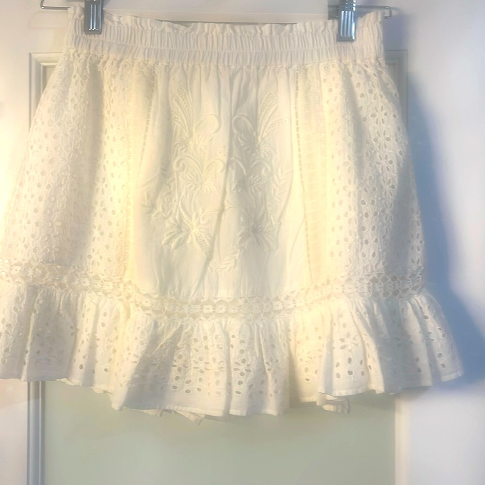 LOVESHACKFANCY mini skirt Brand new with tags attached , stunning